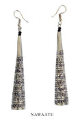 African Ethnic Crafted Aluminum Earrings