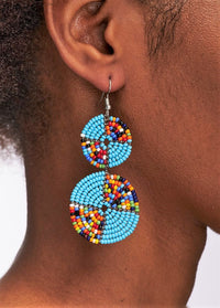 African Maasai Bead Earrings