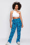 Blue African Print Trousers