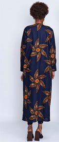 2pcs African Print Kimono Set is made from soft material floral print, plus size and very stylish. Shop at Nawaatu online shop.