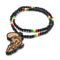 Wooden Beads Africa Map Necklaces