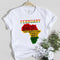 It's In My DNA Fingerprint Africa Map Graphic T-shirt